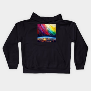 World of Rainbows - best selling Kids Hoodie